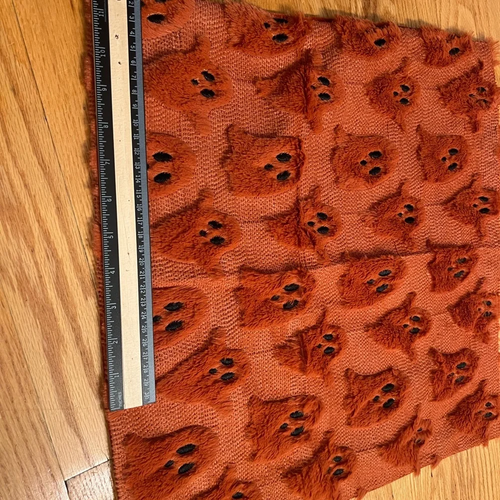 4 Orange ghost soft Patterned pillow  covers